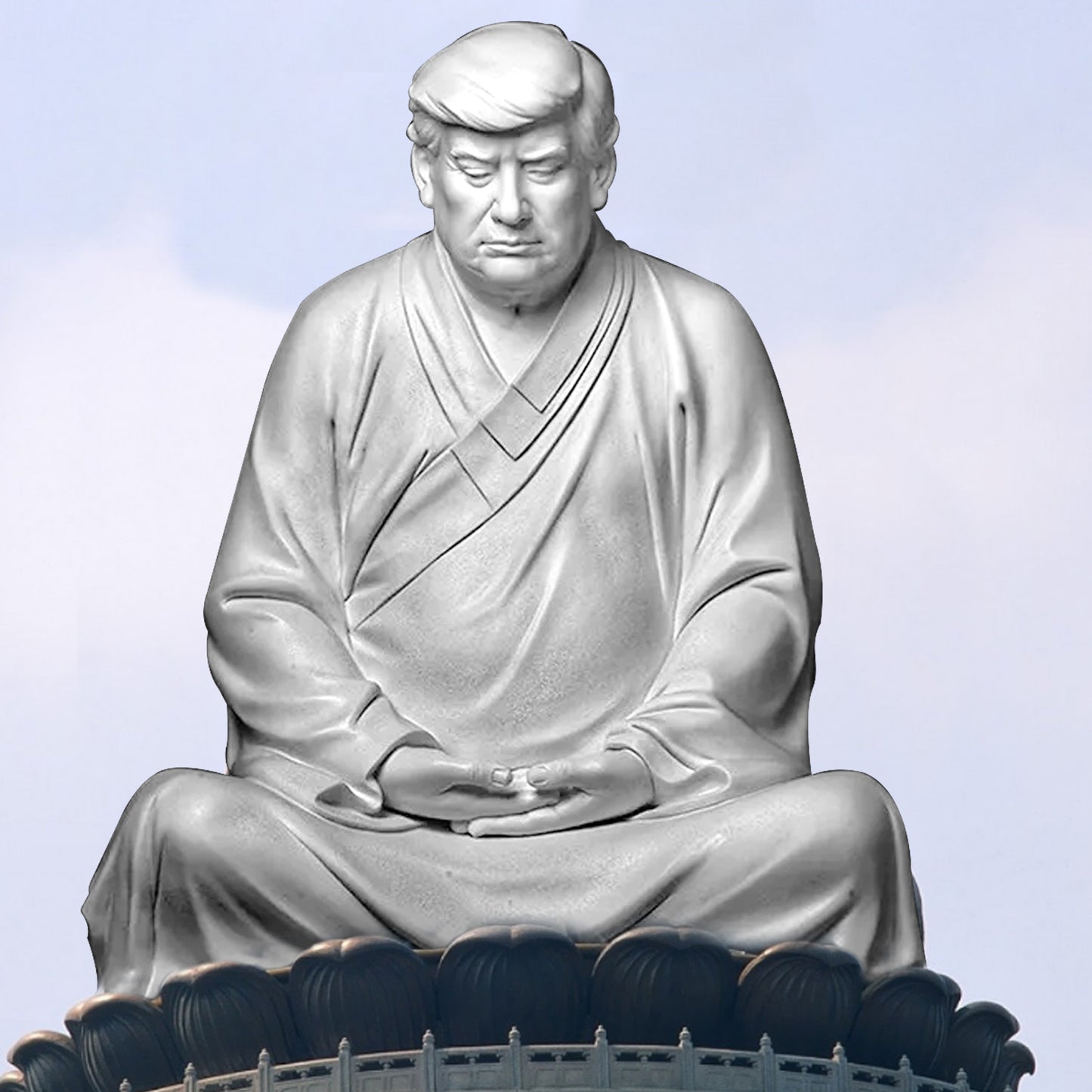 Trump Zen Master Figurine: Serenity Meets Strength