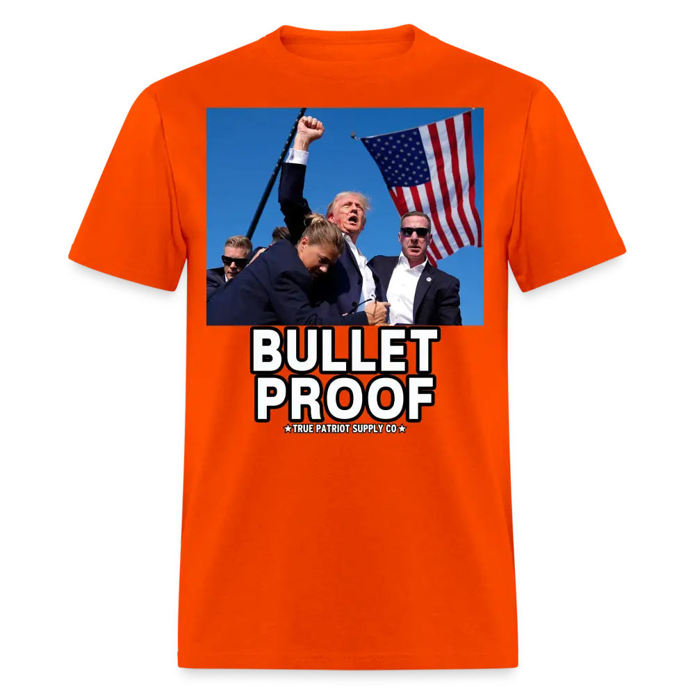 Trump Shot Assassination Attempt Bullet Proof Fist Raised Unisex Classic T-Shirt