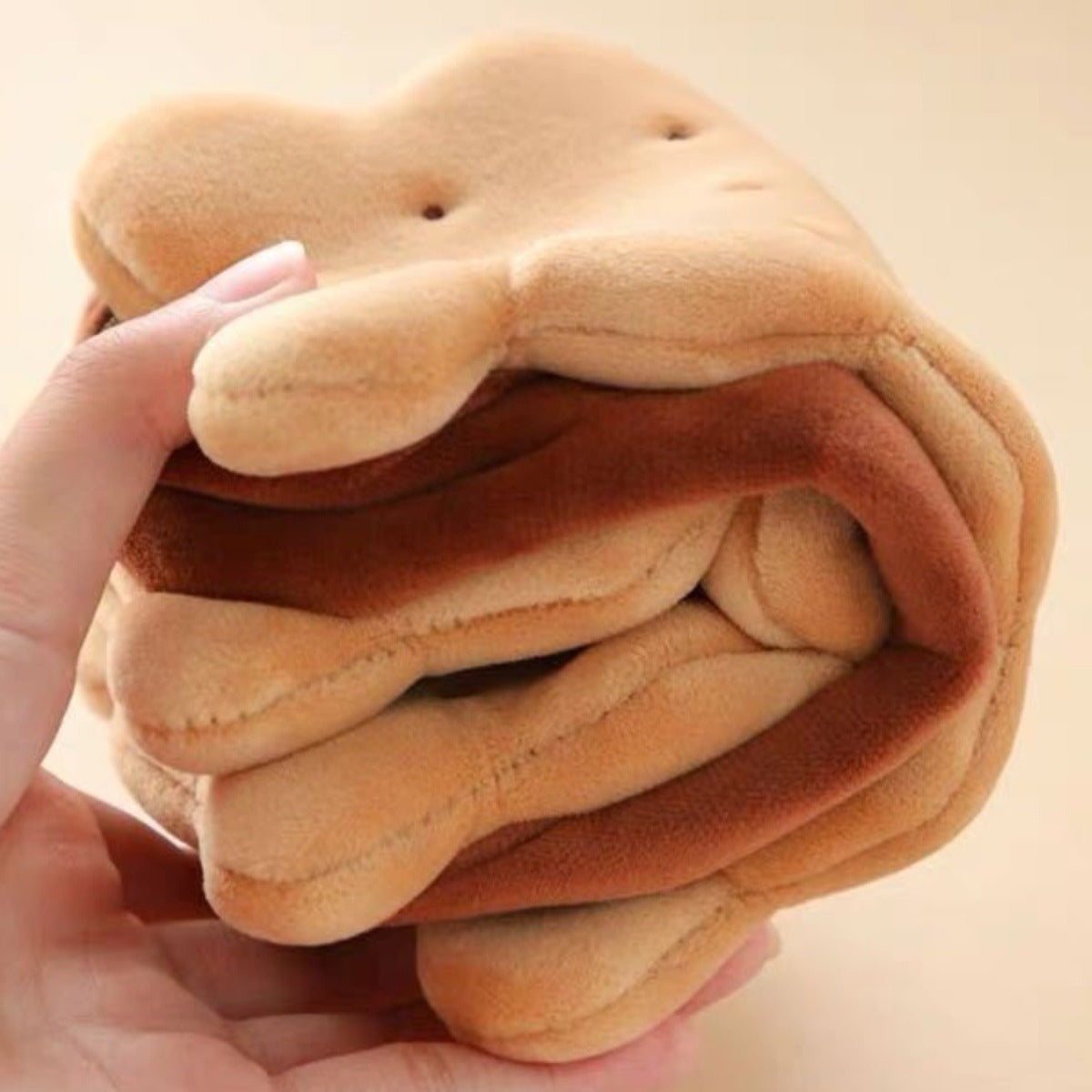 Sandwich Biscuit Plush Pencil Case